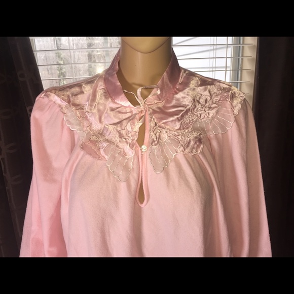 SUZANNE BETH S PAJAMA SET POLYESTER MADE IN USA - Picture 2 of 5